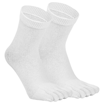 Zehensocken kochfest weiß