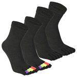 Zehensocken schwarz - 1