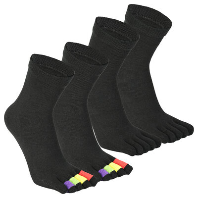 Zehensocken schwarz