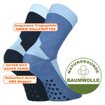 Socken Gumminoppen blau-marine mix - 2