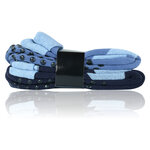 Socken Gumminoppen blau-marine mix - 3