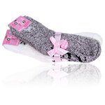Soft-Kuschelsocken Stickmotiv ABS-Noppen - 10