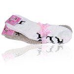 Soft-Kuschelsocken Stickmotiv ABS-Noppen - 17