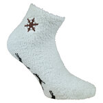 Soft-Kuschelsocken Stickmotiv ABS-Noppen - 32