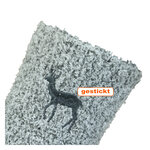 Soft-Kuschelsocken Stickmotiv ABS-Noppen - 38