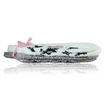 Soft-Kuschelsocken Stickmotiv ABS-Noppen - 45