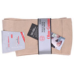 Socken extra breit weit ohne Gummidruck beige - 2