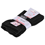 Extra breite weite Socken ohne Gummidruck schwarz - 3