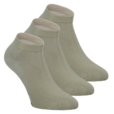 Bambus Sneakersocken beige