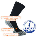 Trekking Outdoor Funktionssocken Coolmax schwarz - 3