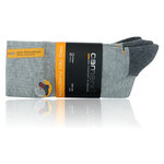 Sportsocken ohne Gummidruck camano ProTex Funktion grau-melange - 10
