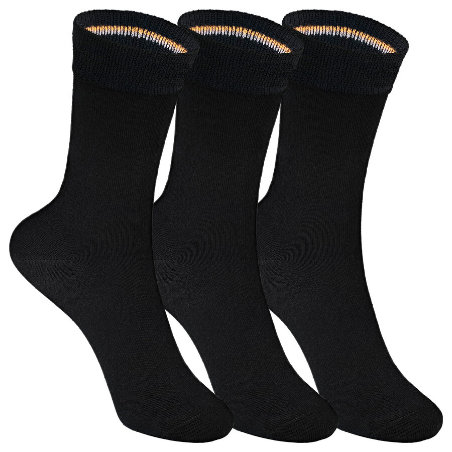 Kindersocken ohne Gummidruck Camano schwarz
