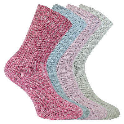 Dicke Norwegersocken mit Wolle