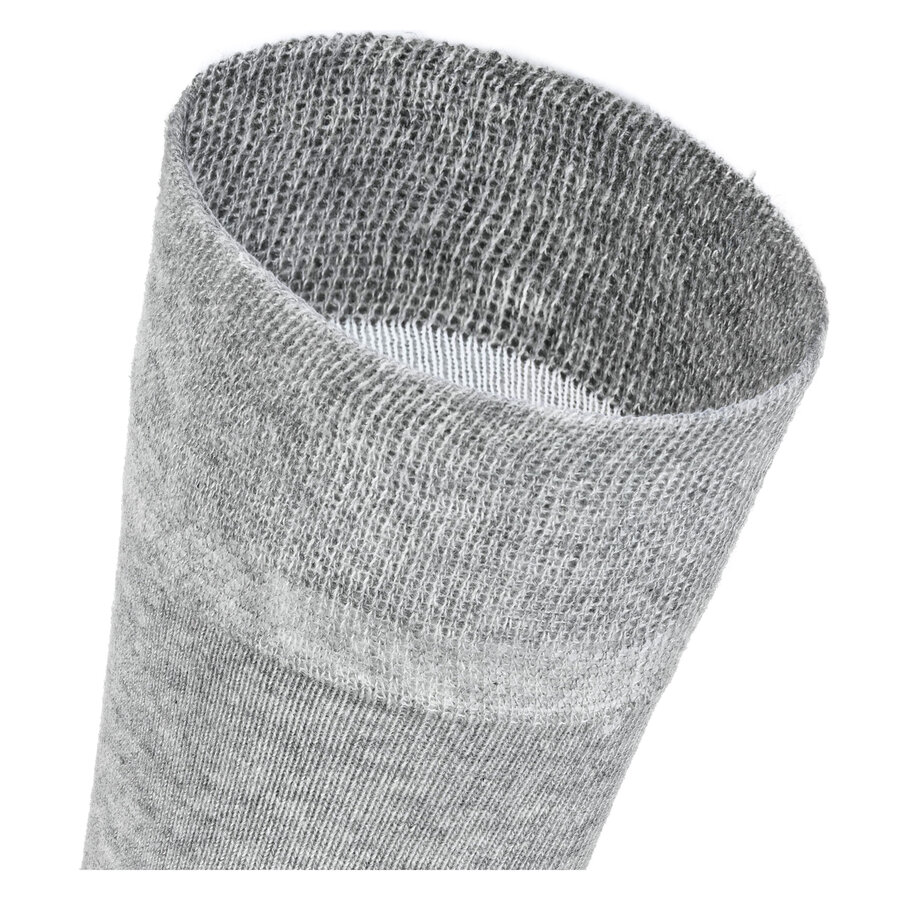 Komfortsocken ohne Gummi-Druck graumelange - 3