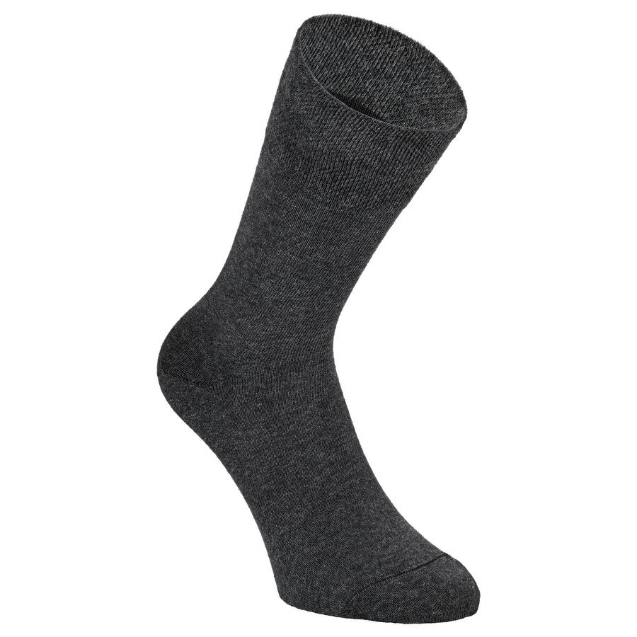 Komfortsocken ohne Gummi-Druck anthrazit-melange - 5