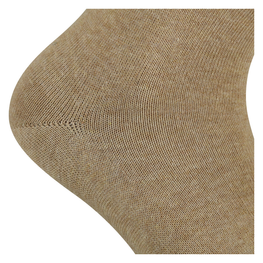 Komfortsocken ohne Gummi-Druck camel-melange - 5