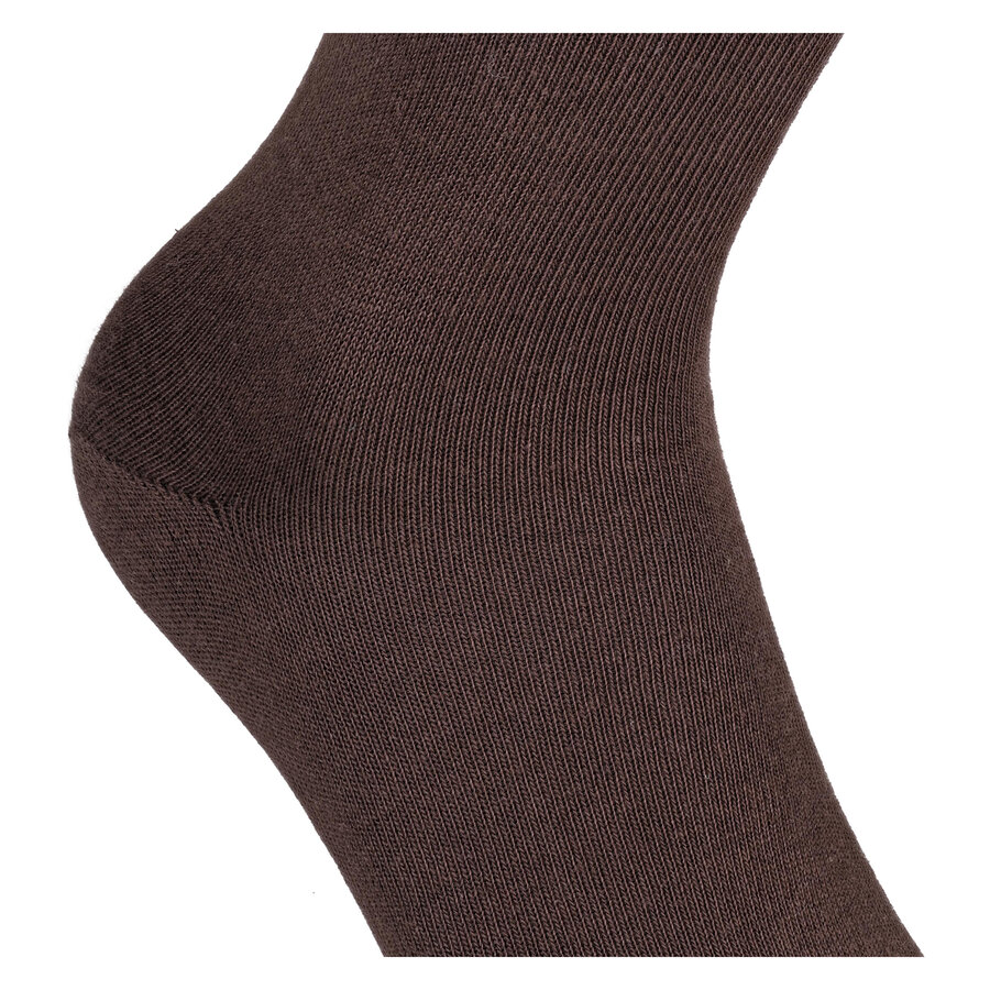 Komfortsocken ohne Gummi-Druck dunkelbraun - 4