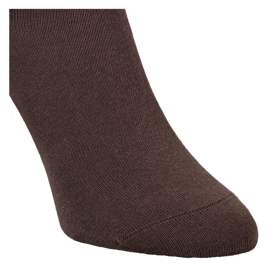 Komfortsocken ohne Gummi-Druck dunkelbraun - 6