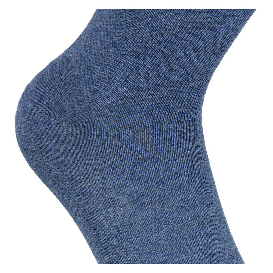 Komfortsocken ohne Gummi-Druck jeansblaumelange - 4