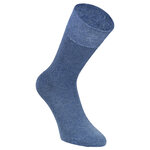 Gesundheitssocken ohne Gummi-Druck jeansblaumelange - 6