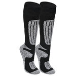 Thermo Ski-Snowboard-Kniestrümpfe mit Wolle schwarz - 1