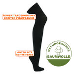 Overknees Strümpfe schwarz - 2