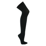Overknees Strümpfe schwarz - 1