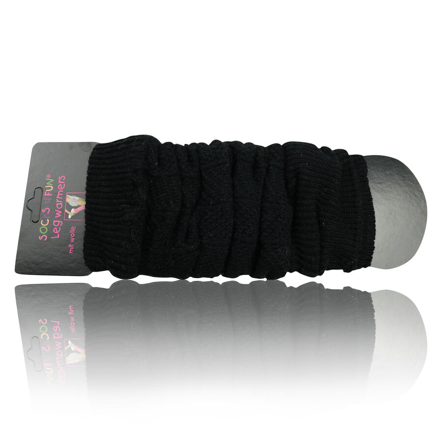 Beinstulpen Armstulpen mit Wolle Grobstrick - 5