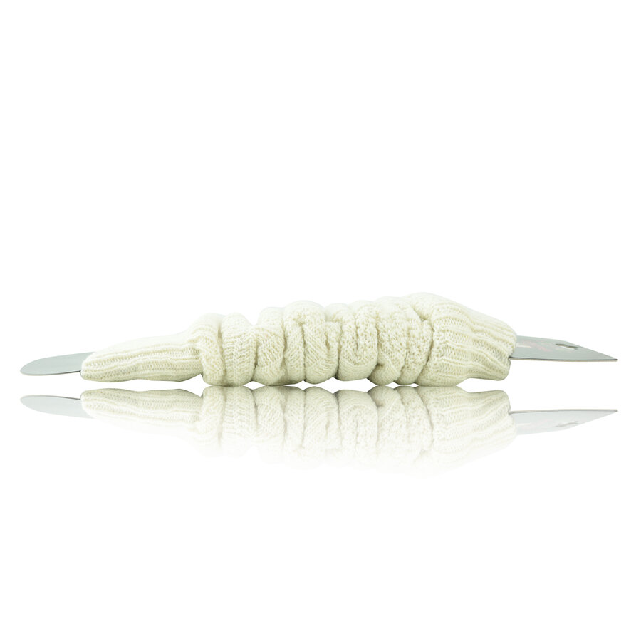 Beinstulpen Armstulpen mit Wolle Grobstrick - 3