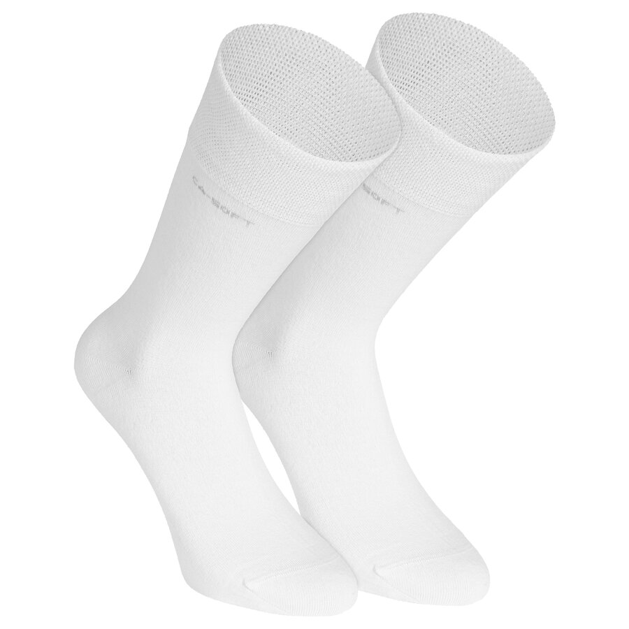 Arztsocken ohne Gummi-Druck camano CA-SOFT weiss