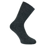 Alpaka-Wolle Umschlagsocken anthrazit-grau - 12