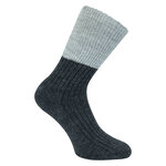 Alpaka-Wolle Umschlagsocken anthrazit-grau - 8