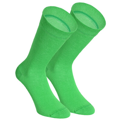 Herrensocken ohne Gummidruck grün