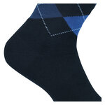 Socken ohne Gummidruck Argyle Karo Muster Camano CA-SOFT marine - 8