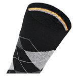 Herrensocken ohne Gummidruck Argyle Karo Muster Camano CA-SOFT grau - 4