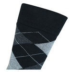 Herrensocken ohne Gummidruck Argyle Karo Muster Camano CA-SOFT grau - 9