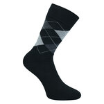 Herrensocken ohne Gummidruck Argyle Karo Muster Camano CA-SOFT grau - 11
