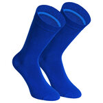 Herrensocken ohne Gummidruck kobalt-blau - 1