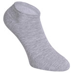 Damen Sneakersocken seidenweich grau-melange Camano silky touch - 6