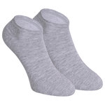 Damen Sneakersocken seidenweich grau-melange Camano silky touch - 1