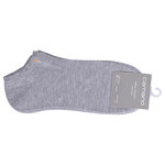 Damen Sneakersocken seidenweich grau-melange Camano silky touch - 2