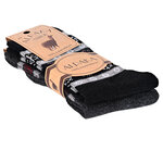 Wollsocken mit Alpakawolle Norweger-Design - 11