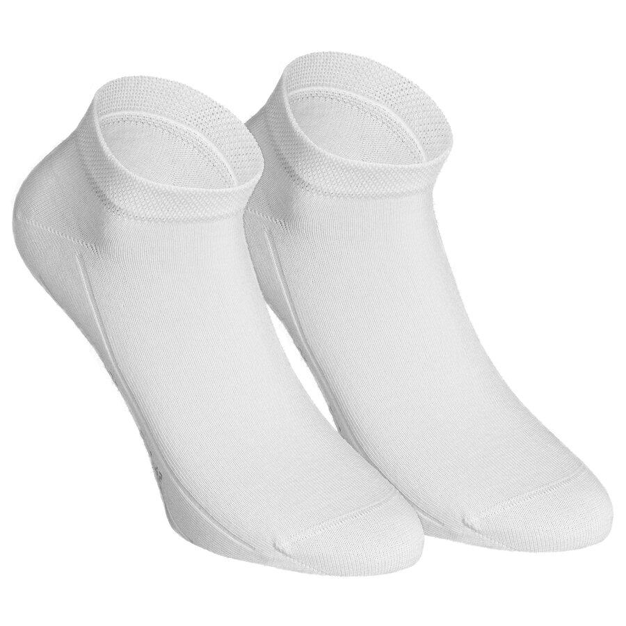Sneaker Socken ohne Gummidruck Camano CA-Soft schneeweiß