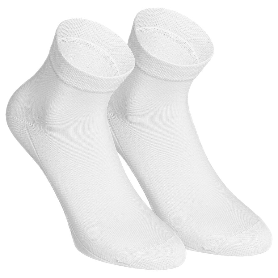 Kurzsocken ohne Gummidruck camano weiß