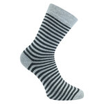Damen Socken ohne Gummidruck Baumwolle Streifen Punkte modern grey - 8