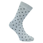 Damen Socken ohne Gummidruck Baumwolle Streifen Punkte modern grey - 10