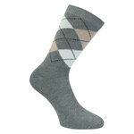 Alpaka Woll-Socken Karo-Design - 26