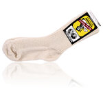 100% Schurwolle Kindersocken von Nordpol wollweiß - 3