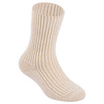 100% Schurwolle Kindersocken von Nordpol wollweiß - 5