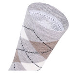 Alpaka Woll-Socken Karo-Design - 11